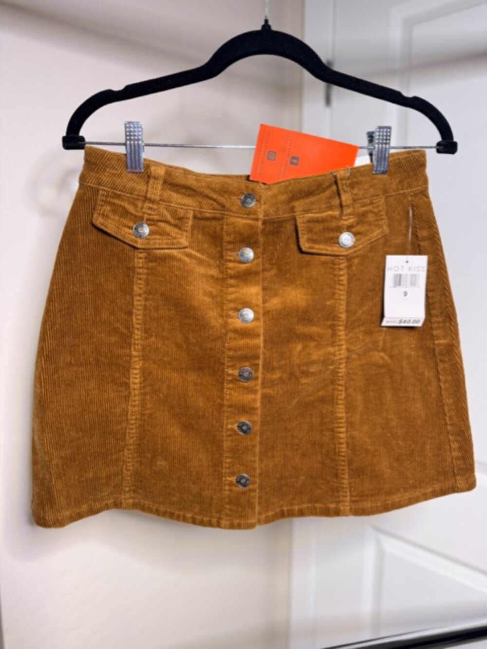 Hot Kiss Corduroy Mini Skirt, Size 9 NWT - Picture 4 of 10